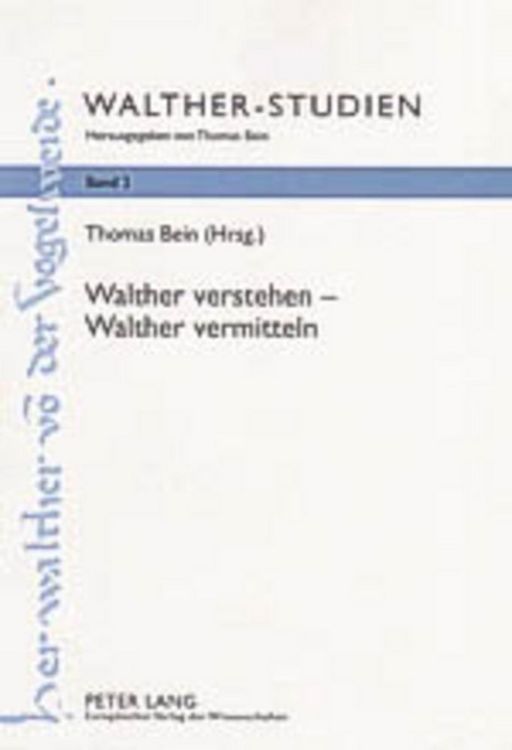 Produktbild: Walther verstehen &ndash; Walther vermitteln