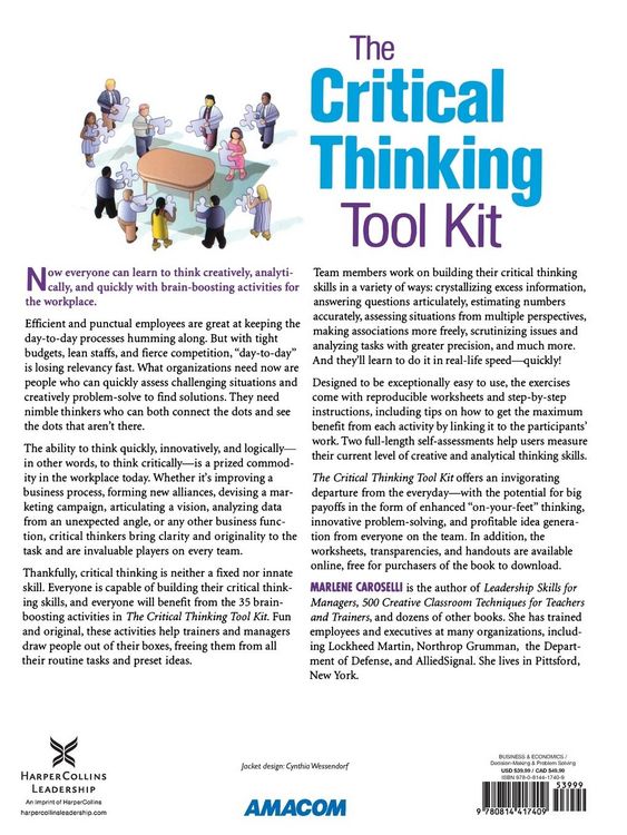 Produktbild: The Critical Thinking Toolkit
