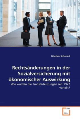 Produktbild: Schubert, G: Rechts&auml;nderungen in der Sozialversicherung mit