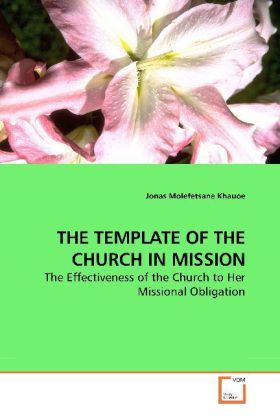 Produktbild: Khauoe, J: The Template Of The Church in Mission