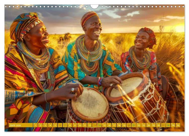Produktbild: Hallo faszinierendes Afrika (Wandkalender 2026 DIN A3 quer), CALVENDO Monatskalender