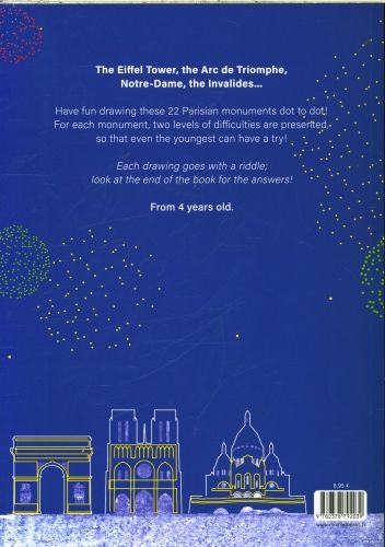 Produktbild: Paris monuments to draw : dot to dot