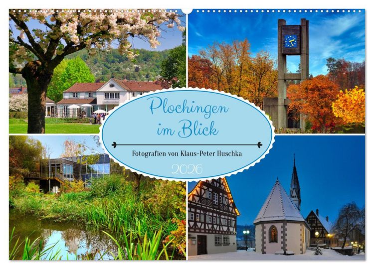 Produktbild: Plochingen im Blick (Wandkalender 2026 DIN A2 quer), CALVENDO Monatskalender