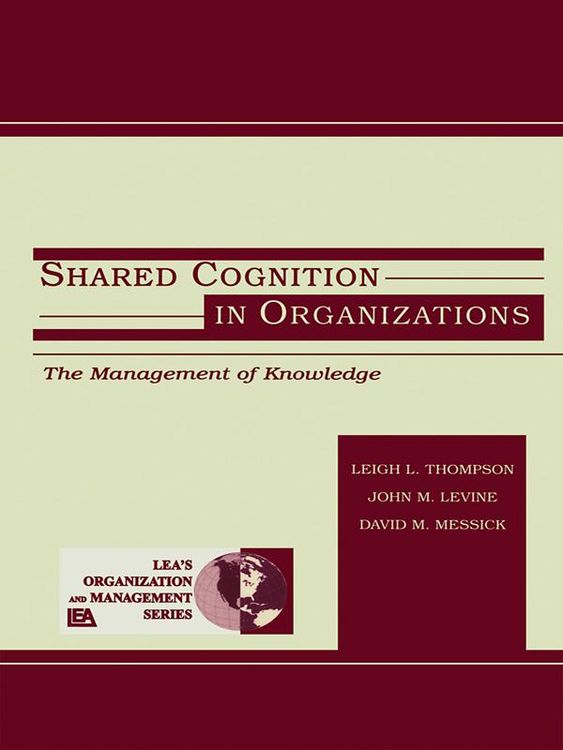 Produktbild: Shared Cognition in Organizations