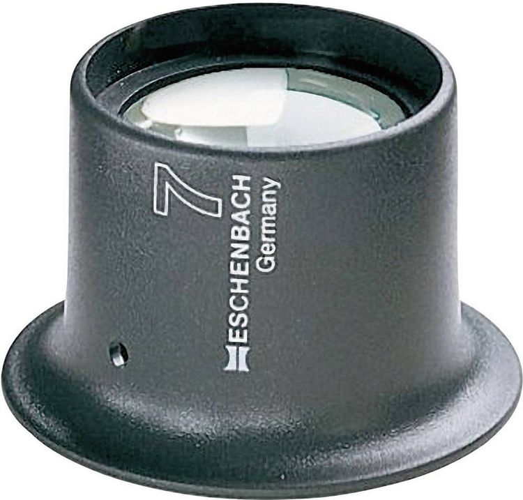 Produktbild: Eschenbach 11247 Uhrmacherlupe Vergr&ouml;&szlig;erungsfaktor: 7 x Linsengr&ouml;&szlig;e: (&Oslash;) 25mm Anthrazit
