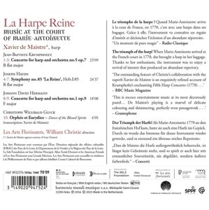 Produktbild: La Harpe Reine: Concertos for Harp at the Court of