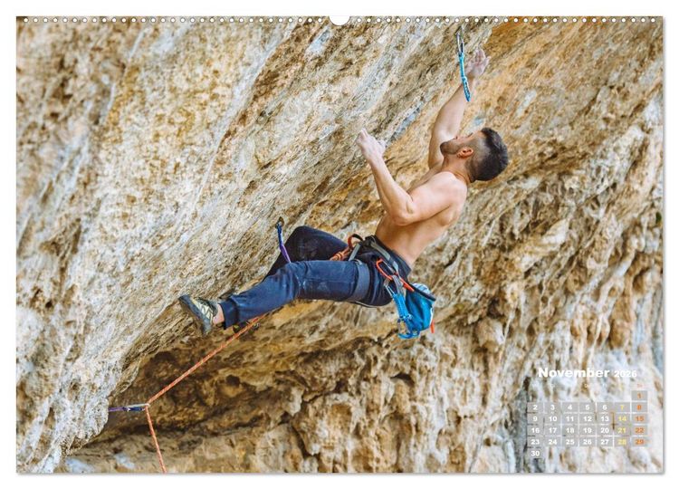 Produktbild: Bouldern: Klettern extrem (Wandkalender 2026 DIN A2 quer), CALVENDO Monatskalender