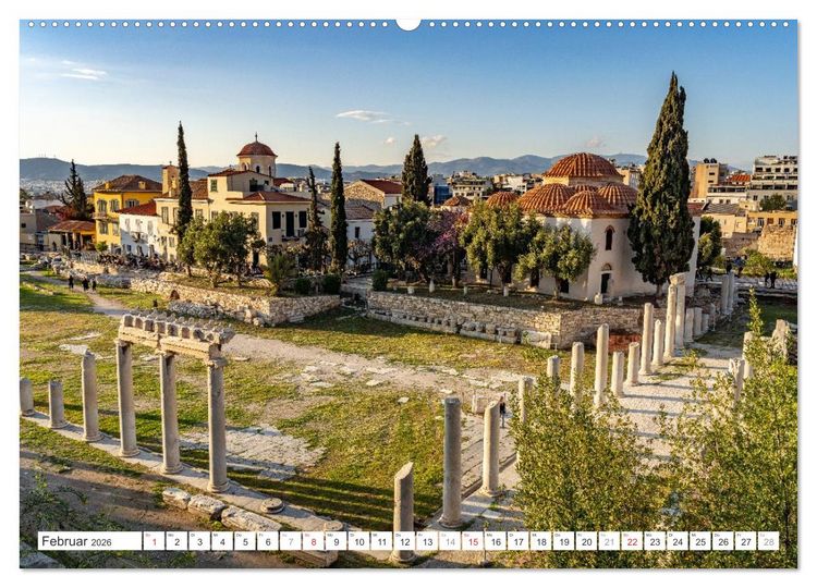 Produktbild: Griechenland - Athen (Wandkalender 2026 DIN A2 quer), CALVENDO Monatskalender