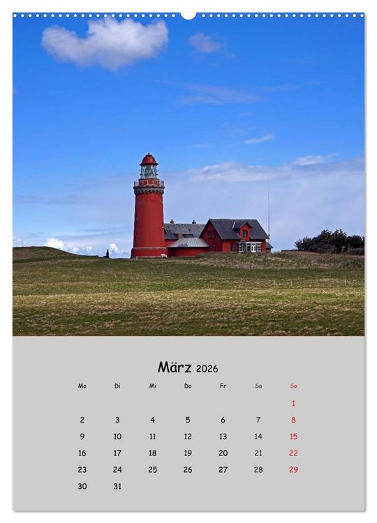 Produktbild: D&auml;nemarks Westk&uuml;ste 2026 (hochwertiger Premium Wandkalender 2026 DIN A2 hoch), Kunstdruck in Hochglanz