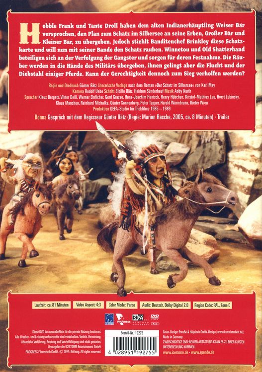 Produktbild: Die Spur f&uuml;hrt zum Silbersee - DEFA
