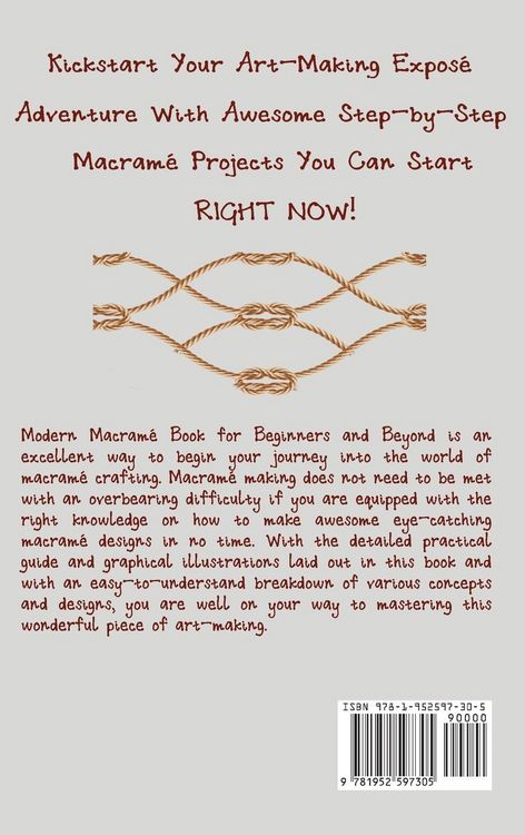 Produktbild: Modern Macram&eacute; Book for Beginners and Beyond
