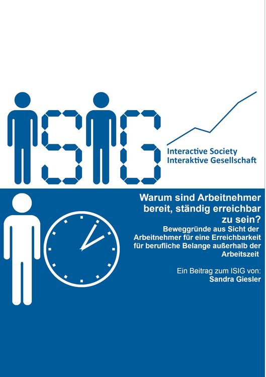 Produktbild: Warum sind Arbeitnehmer bereit, st&auml;ndig erreichbar zu sein?