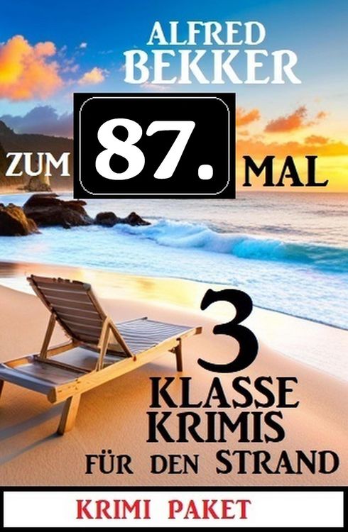 Produktbild: Zum 87. Mal 3 klasse Krimis f&uuml;r den Strand