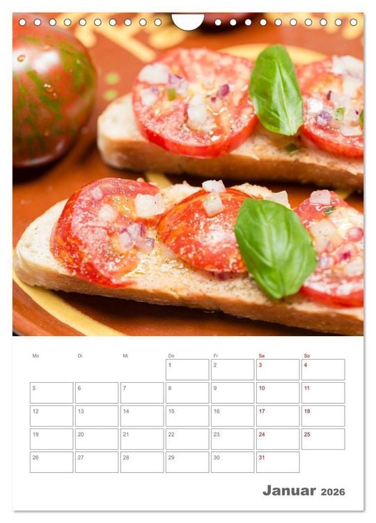 Produktbild: Historische Tomaten - Ein K&uuml;chen Terminplaner (Wandkalender 2026 DIN A4 hoch), CALVENDO Monatskalender