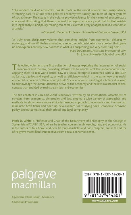 Produktbild: Law and Social Economics