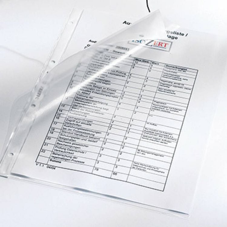 Produktbild: Leitz Prospekth&uuml;lle 4784 DIN A4 Polypropylen 0.13mm Transparent 47840003