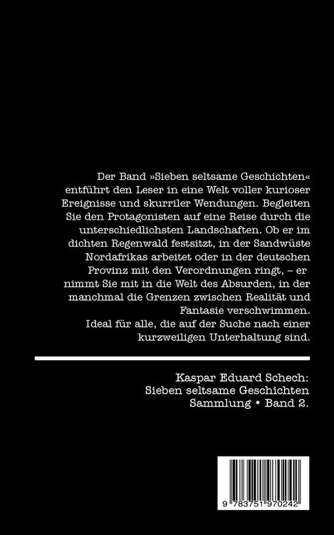 Produktbild: Sieben seltsame Geschichten