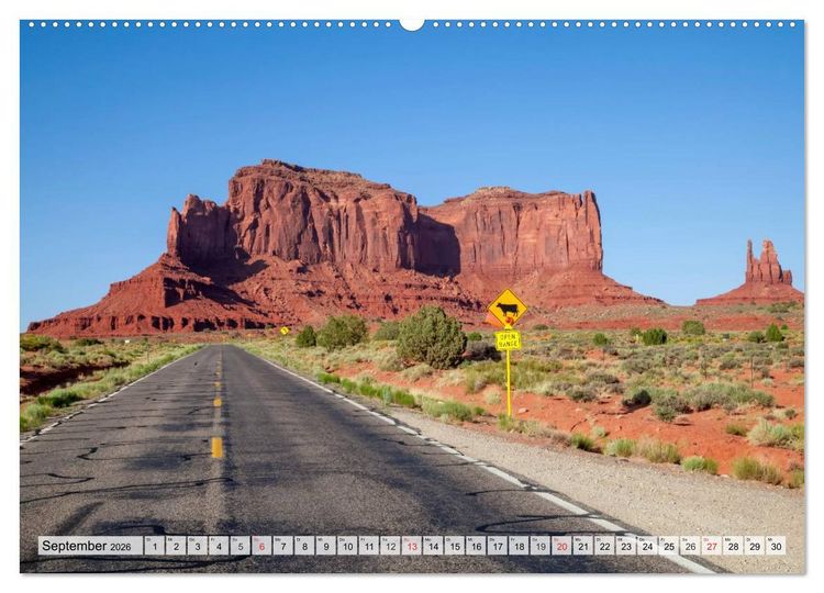 Produktbild: ARIZONA UND UTAH Ein einzigartiges Erlebnis (Wandkalender 2026 DIN A2 quer), CALVENDO Monatskalender
