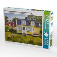 Produktbild: CALVENDO Puzzle Idyllisches Sommerhaus in Landsort auf der Sch&auml;ren-Insel &Ouml;ja 1000 Teile Lege-Gr&ouml;&szlig;e 64 x 48 cm Foto-Puzzle Bild von Christian M&uuml;ringer