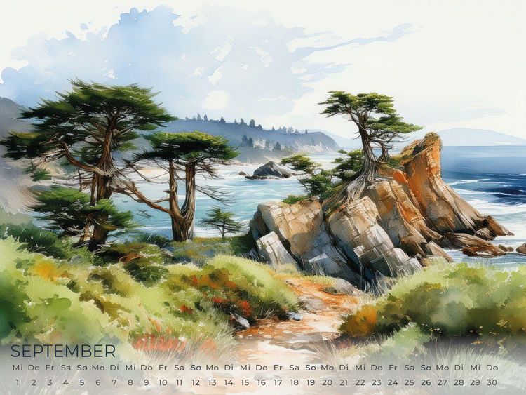 Produktbild: Kalifornien Artwork Edition Kalender 2027