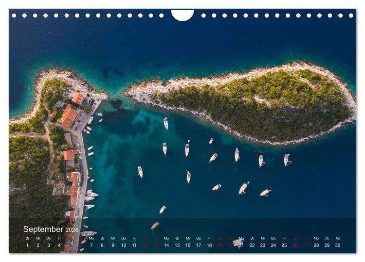Produktbild: Segeln in Kroatien (Wandkalender 2026 DIN A4 quer), CALVENDO Monatskalender
