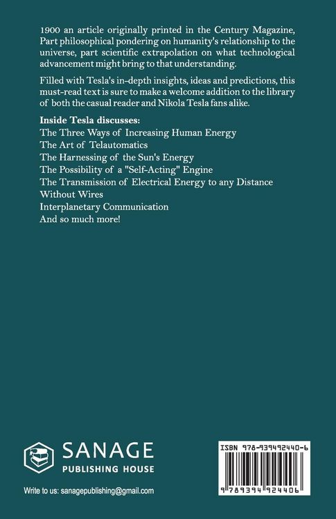 Produktbild: The Problem of Increasing Human Energy