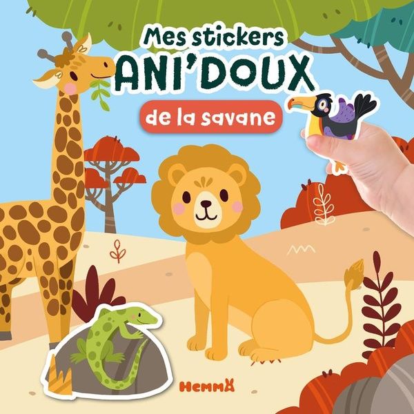 Produktbild: Mes stickers ani'doux de la savane