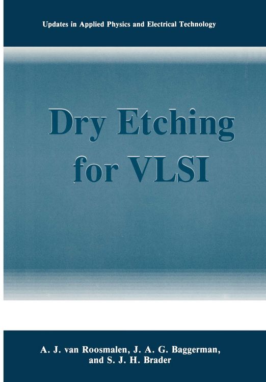 Produktbild: Dry Etching for VLSI