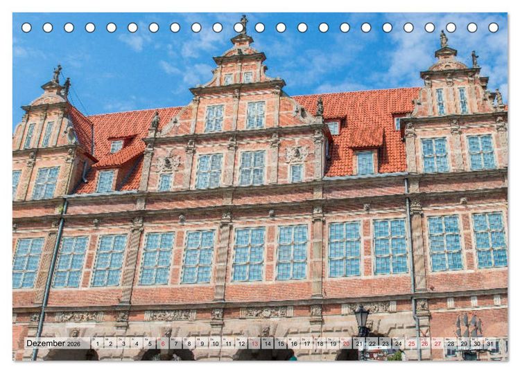 Produktbild: Polnische Dreistadt - Danzig, Gdingen und Seebad Sopot (Tischkalender 2026 DIN A5 quer), CALVENDO Monatskalender