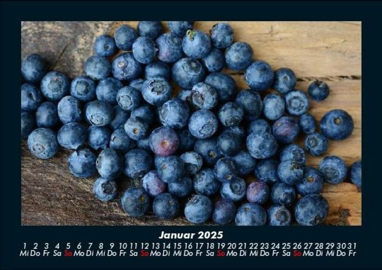 Produktbild: Fr&uuml;chte 2025 Fotokalender DIN A5