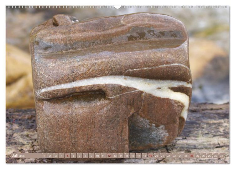 Produktbild: Isarsteine - Eine faszinierende Reise durch das Urgestein der Isar (Wandkalender 2026 DIN A2 quer), CALVENDO Monatskalender