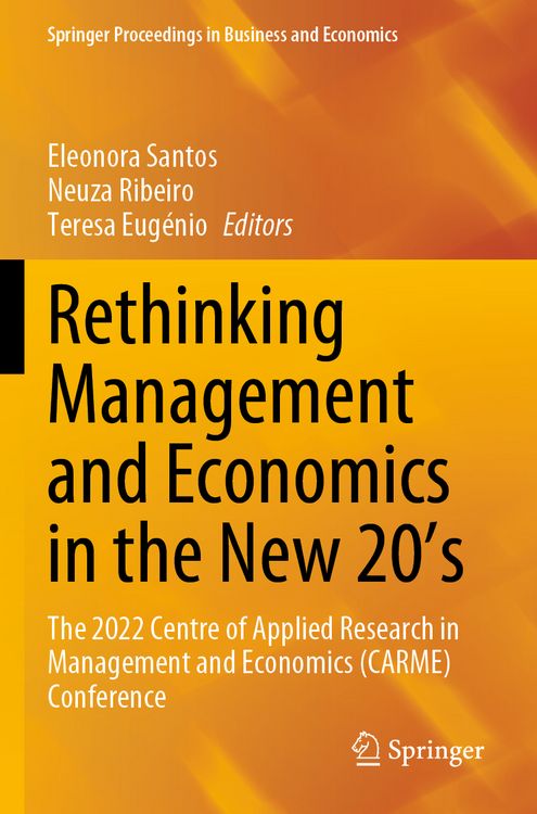 Produktbild: Rethinking Management and Economics in the New 20&rsquo;s