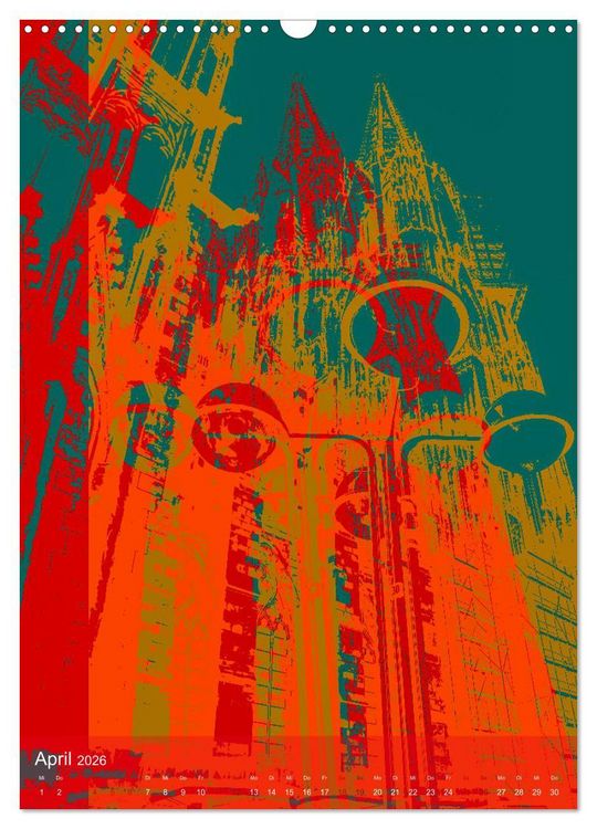 Produktbild: Pop-Artiges K&ouml;ln (Wandkalender 2026 DIN A3 hoch), CALVENDO Monatskalender