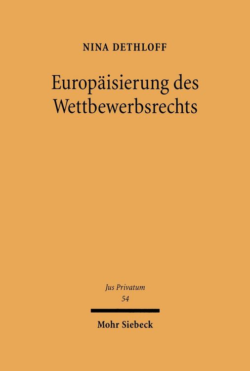 Produktbild: Europ&auml;isierung des Wettbewerbsrechts