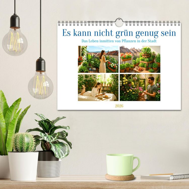 Produktbild: Es kann nicht gr&uuml;n genug sein (Wandkalender 2026 DIN A4 quer), CALVENDO Monatskalender