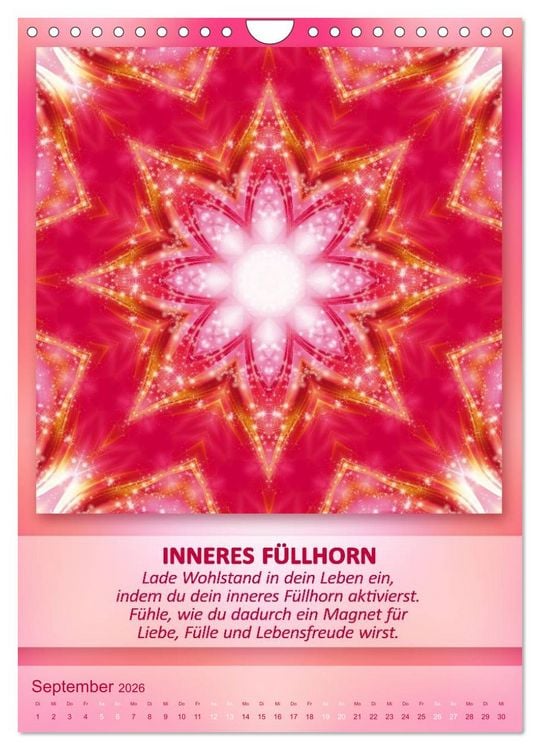 Produktbild: Light Energy Mandalas - Kalender - Vol. 1 (Wandkalender 2026 DIN A4 hoch), CALVENDO Monatskalender