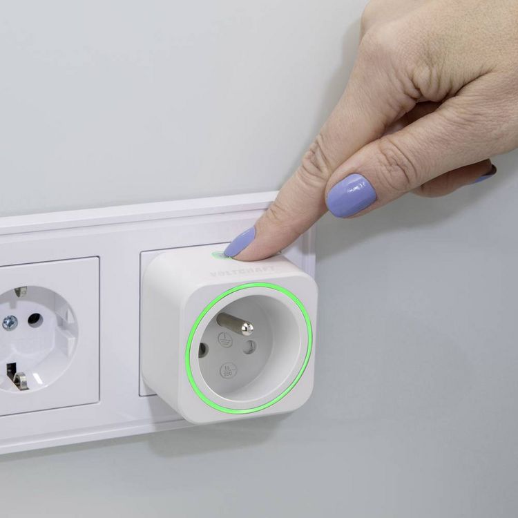 Produktbild: VOLTCRAFT SEM6000FR Energiekosten-Messger&auml;t Bluetooth&reg;-Schnittstelle, Datenexport, Datenloggerfunktion, Kostenprognose, TRMS