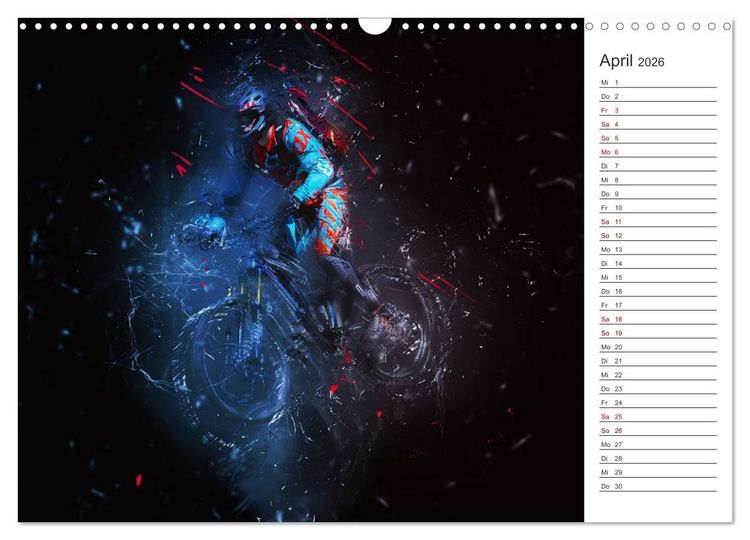 Produktbild: Downhill Explosion (Wandkalender 2026 DIN A3 quer), CALVENDO Monatskalender