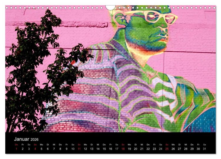 Produktbild: Grafitti 2026 (Wandkalender 2026 DIN A3 quer), CALVENDO Monatskalender