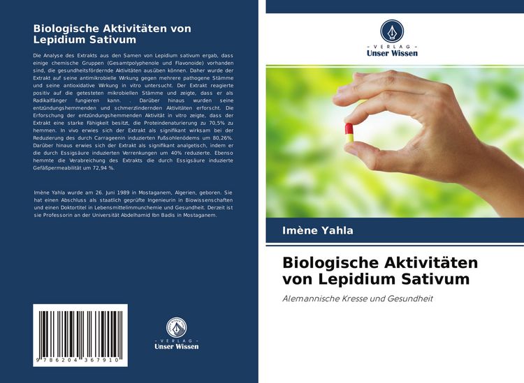 Produktbild: Biologische Aktivit&auml;ten von Lepidium Sativum