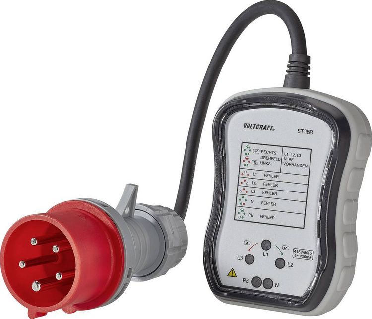 Produktbild: VOLTCRAFT ST-16B Steckdosentester Optisch
