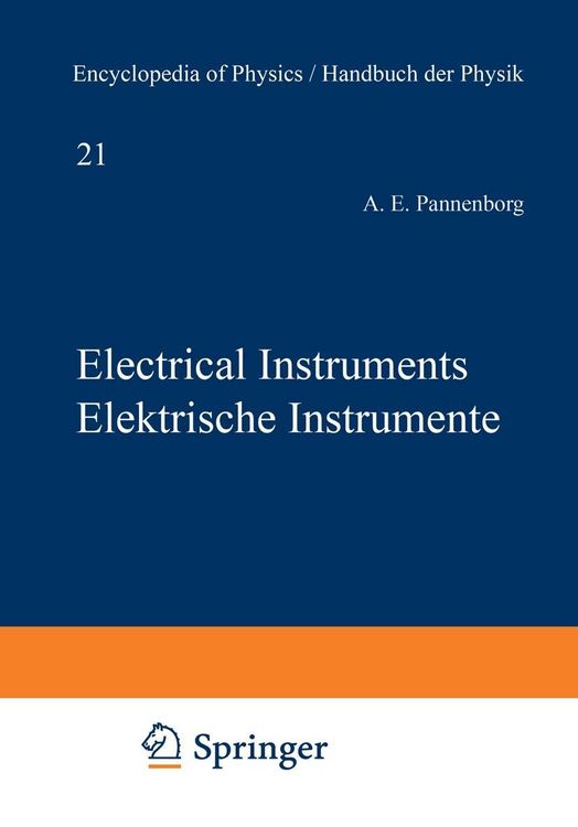 Produktbild: Electrical Instruments / Elektrische Instrumente