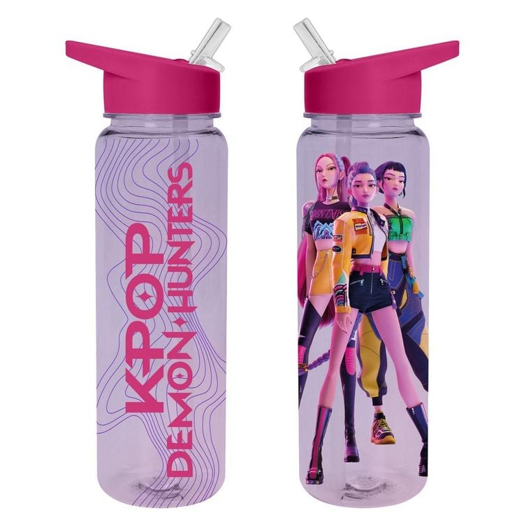 Produktbild: K-POP DEMON HUNTERS (THE TRIO) PLASTIC DRINKS BOTTLE