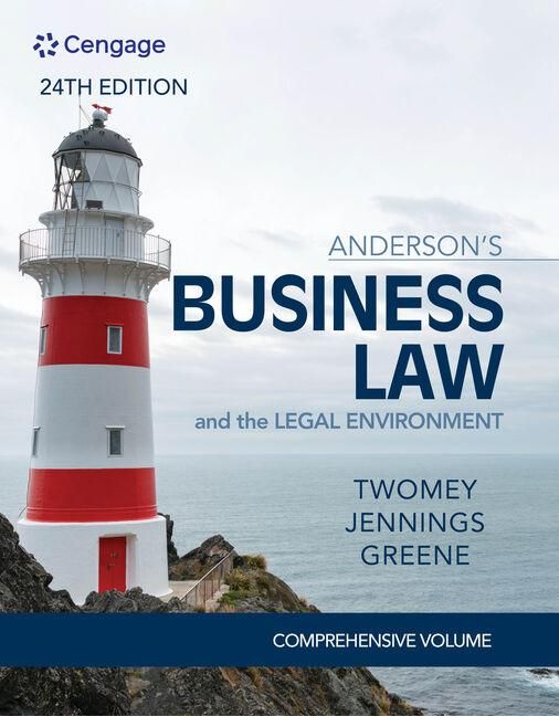 Produktbild: Anderson's Business Law & the Legal Environment - Comprehensive Edition
