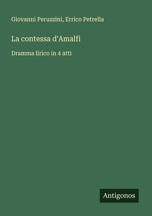 Produktbild: La contessa d'Amalfi