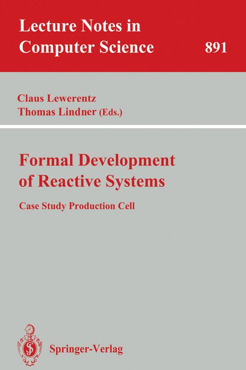 Produktbild: Formal Development of Reactive Systems