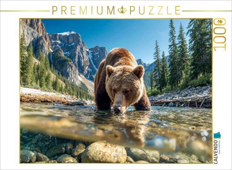 Produktbild: CALVENDO Puzzle K&uuml;hles frisches Wasser l&ouml;scht den Durst | 1000 Teile Lege-Gr&ouml;&szlig;e 64x48cm Foto-Puzzle f&uuml;r gl&uuml;ckliche Stunden