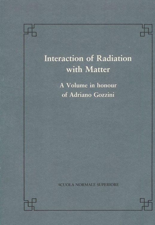 Produktbild: Interaction of radiation with matter