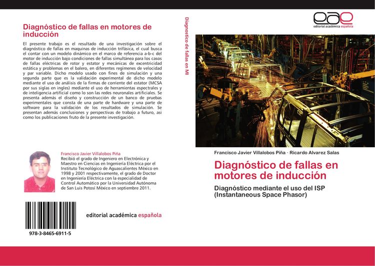 Produktbild: Diagn&oacute;stico de fallas en motores de inducci&oacute;n