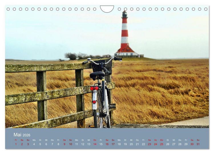 Produktbild: Westerhever (Wandkalender 2026 DIN A4 quer), CALVENDO Monatskalender